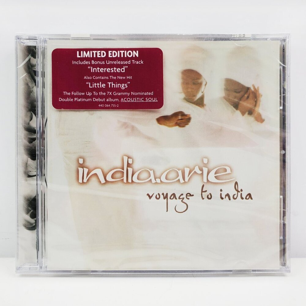 India Arie Voyage to India CD Limited Edition 2002 Soul R&B Hype Sticker Sealed